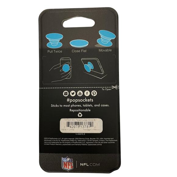 NEW Houston Texans Logo Popsocket for Phone, Licensed NFL - Picture 3 of 5